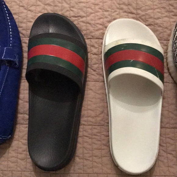 gucci flip flops poshmark